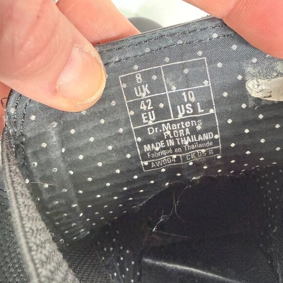 Dr. Martens Flora Smooth Chelsea Boots Women's 10 Black Leather Ankle Pull-On - Picture 10 of 10